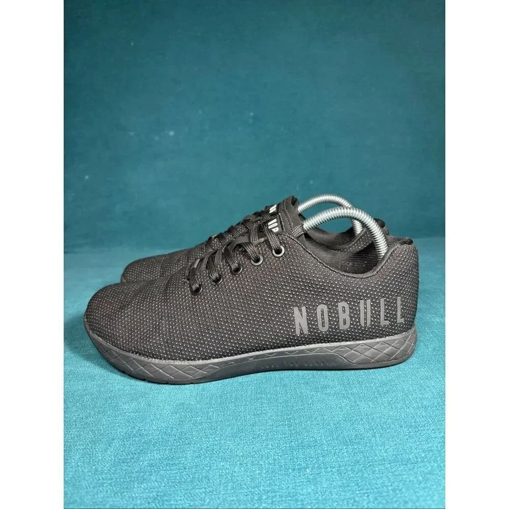 NOBULL Black Knit Training Shoes Men’s 8.5 Women’s 10 CrossFit Gym Sneakers